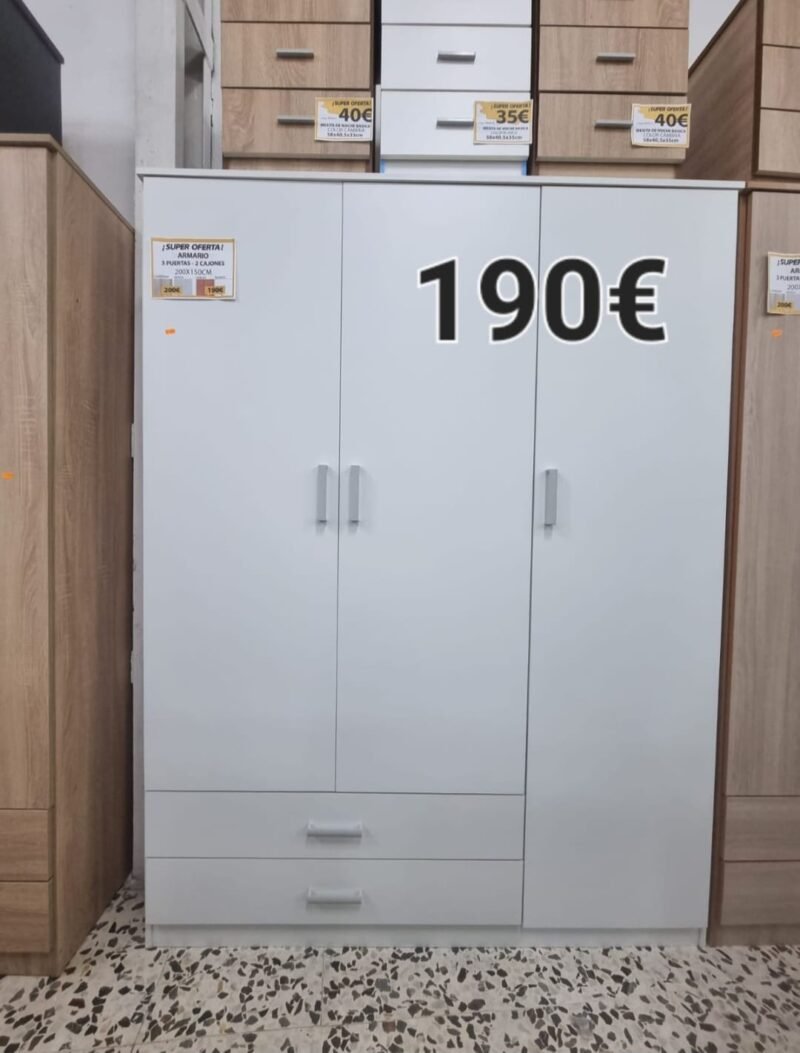Armario AR03 Blanco - Imagen 2