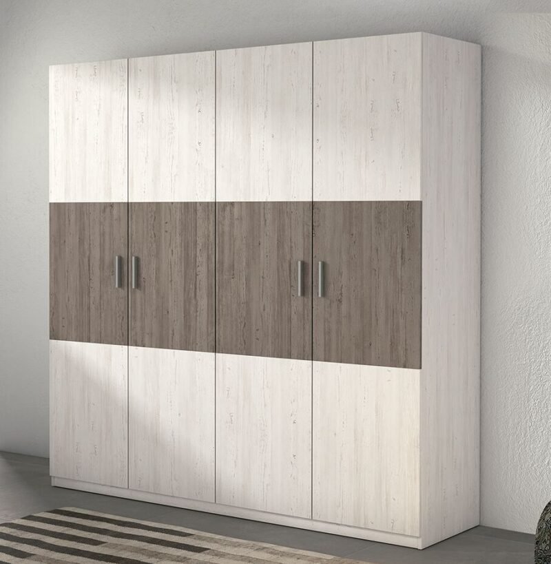 Armario Monika. Andersen Pino- Gris - Imagen 2
