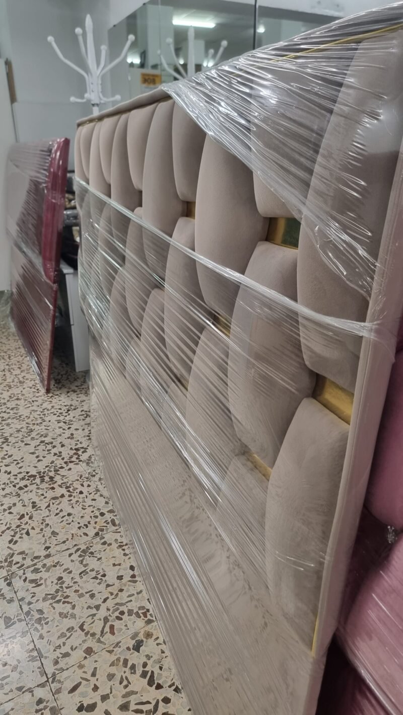 Cabecero Rombo Cojín. Beige Oscuro (165cm) - Imagen 3
