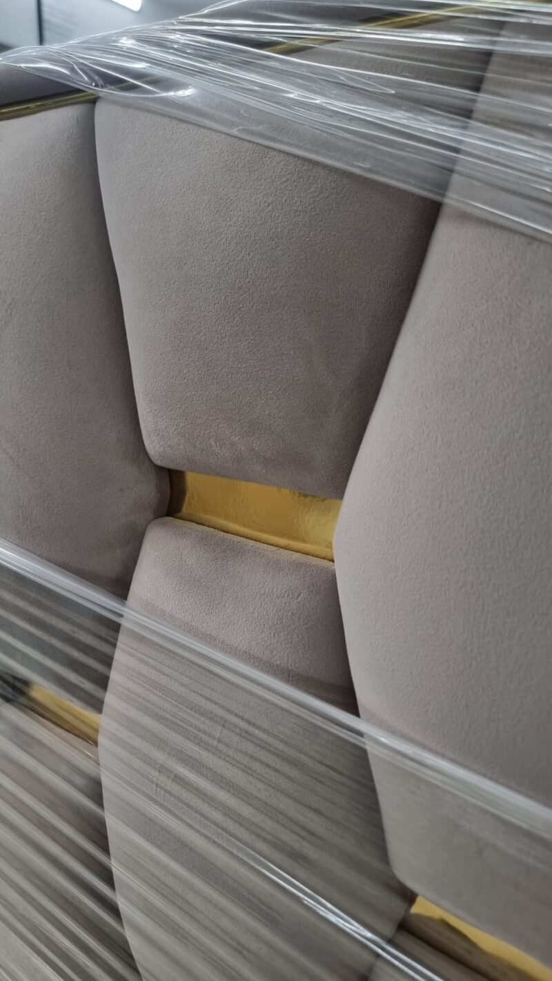 Cabecero Rombo Cojín. Beige Oscuro (165cm) - Imagen 5
