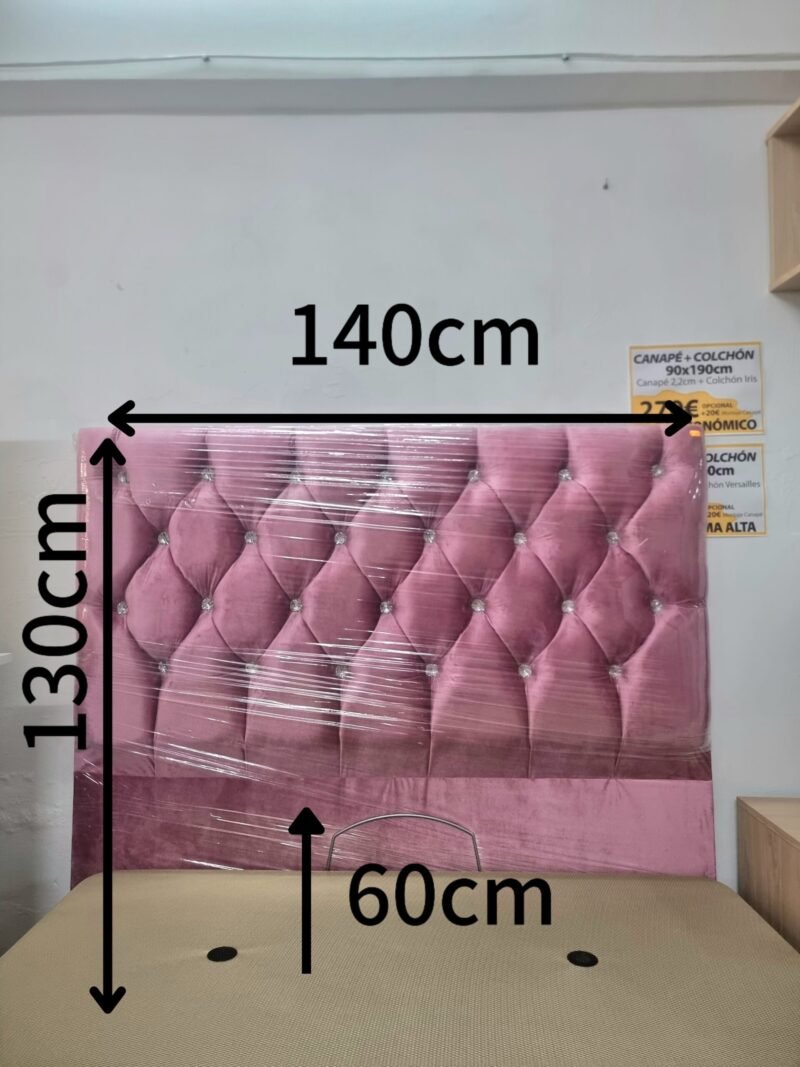 Cabecero Pitágoras Rosa (140cm) - Imagen 5