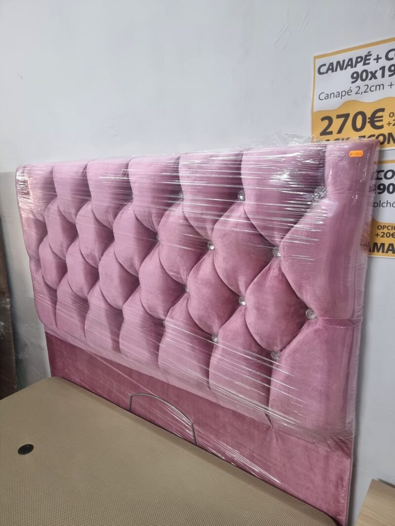 Cabecero Pitágoras Rosa (140cm) - Imagen 2