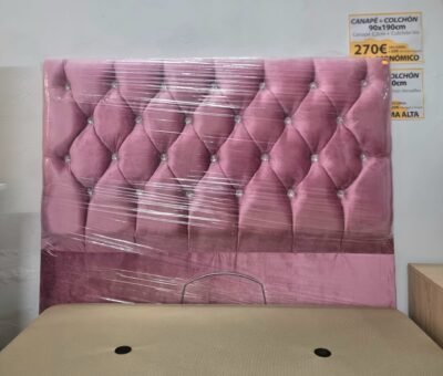 Cabecero Pitágoras Rosa (140cm)