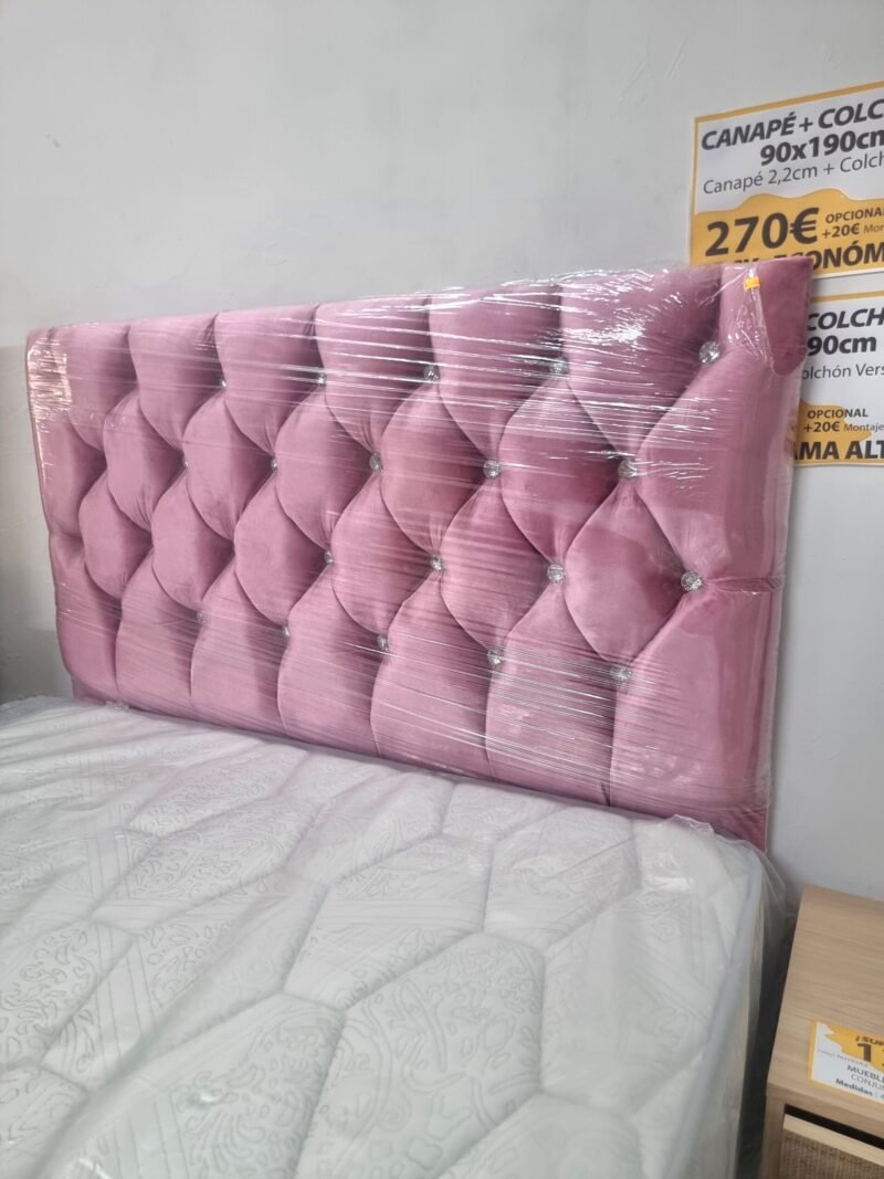 Cabecero Pitágoras Rosa (140cm) - Imagen 6