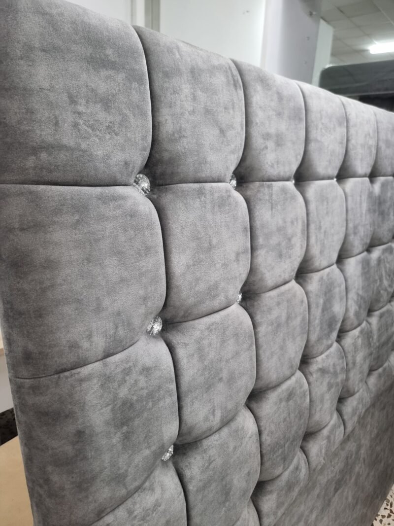 Cabecero Cojín diamante Gris (160cm) - Imagen 7