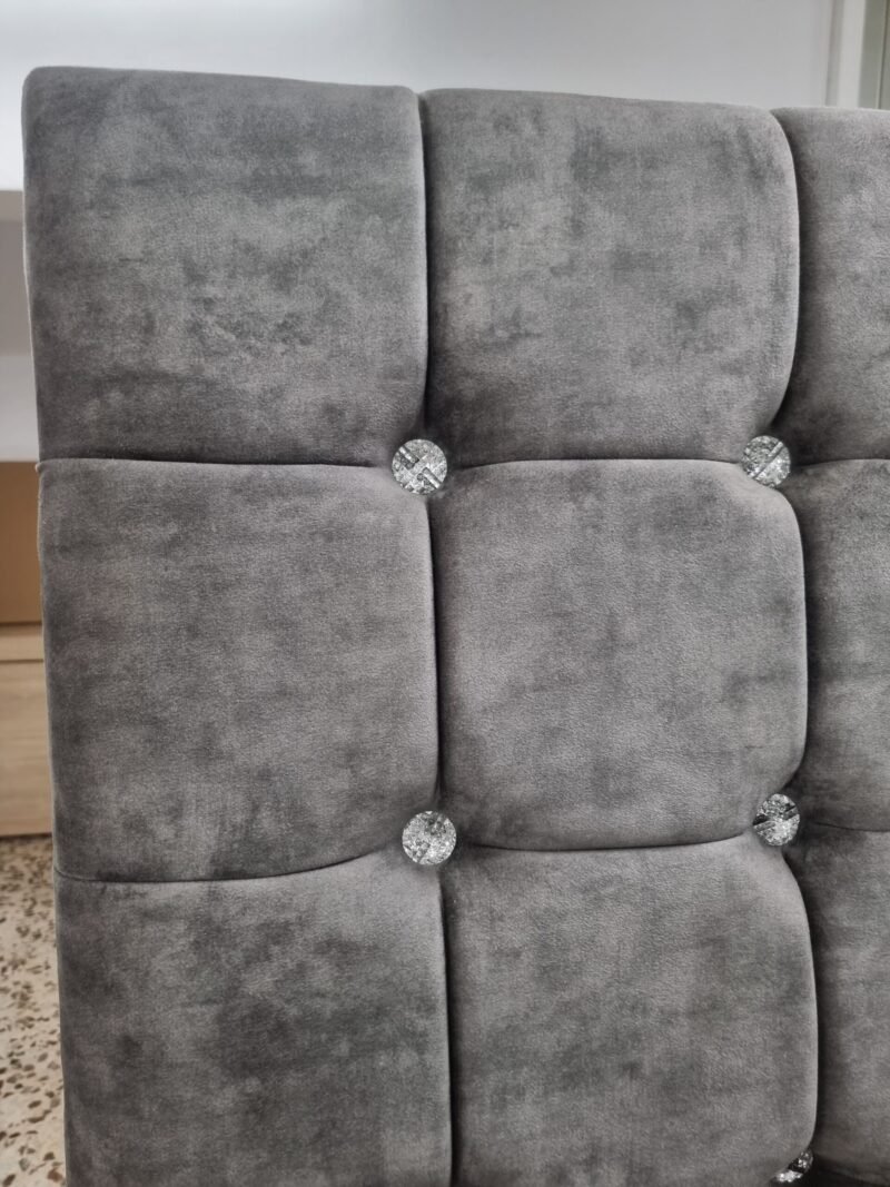 Cabecero Cojín diamante Gris (160cm) - Imagen 8