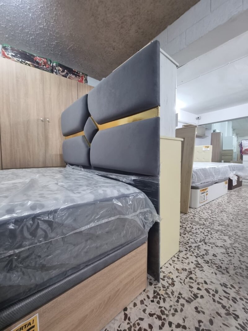 Cabecero Doris Gris (160cm) - Imagen 2