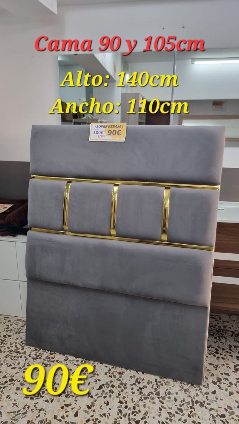 Cabecero Liral Dorado (110cm)