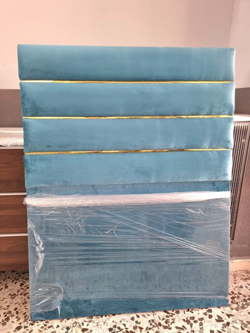 Cabecero Linal Azul-Dorado (100cm) - Imagen 3