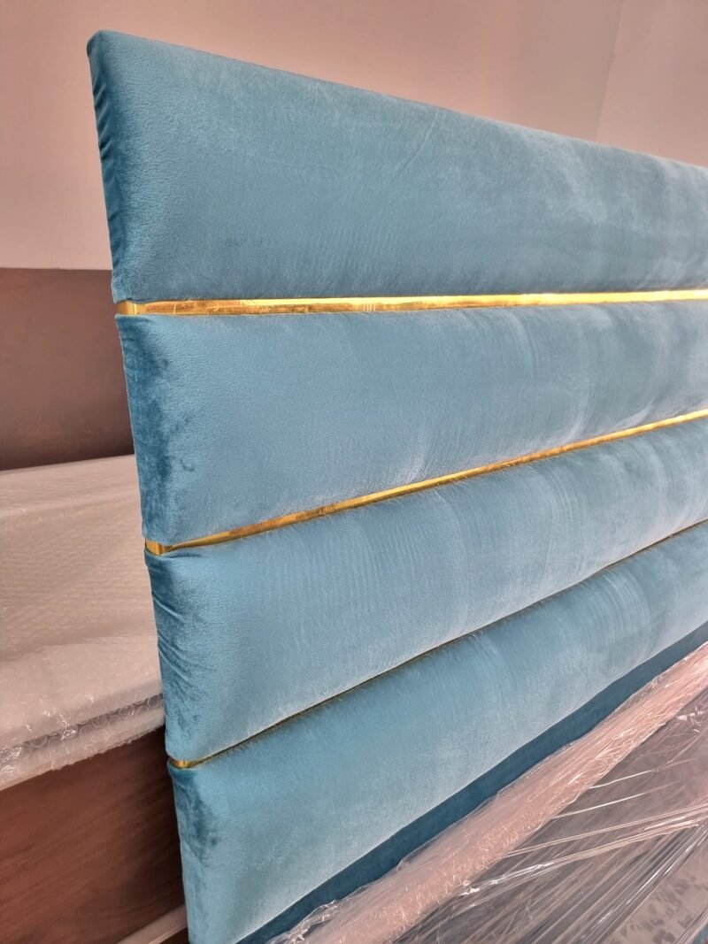 Cabecero Linal Azul-Dorado (100cm) - Imagen 2
