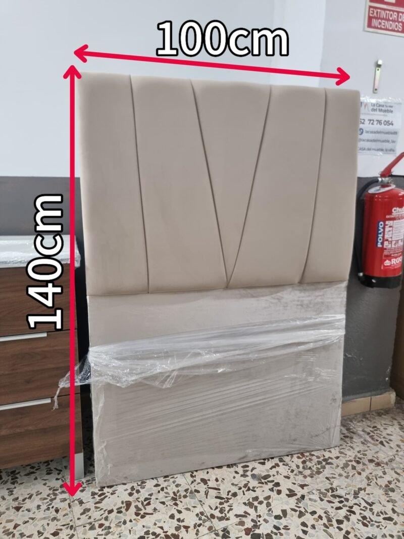 Cabecero Vulé Beige (100cm) - Imagen 2