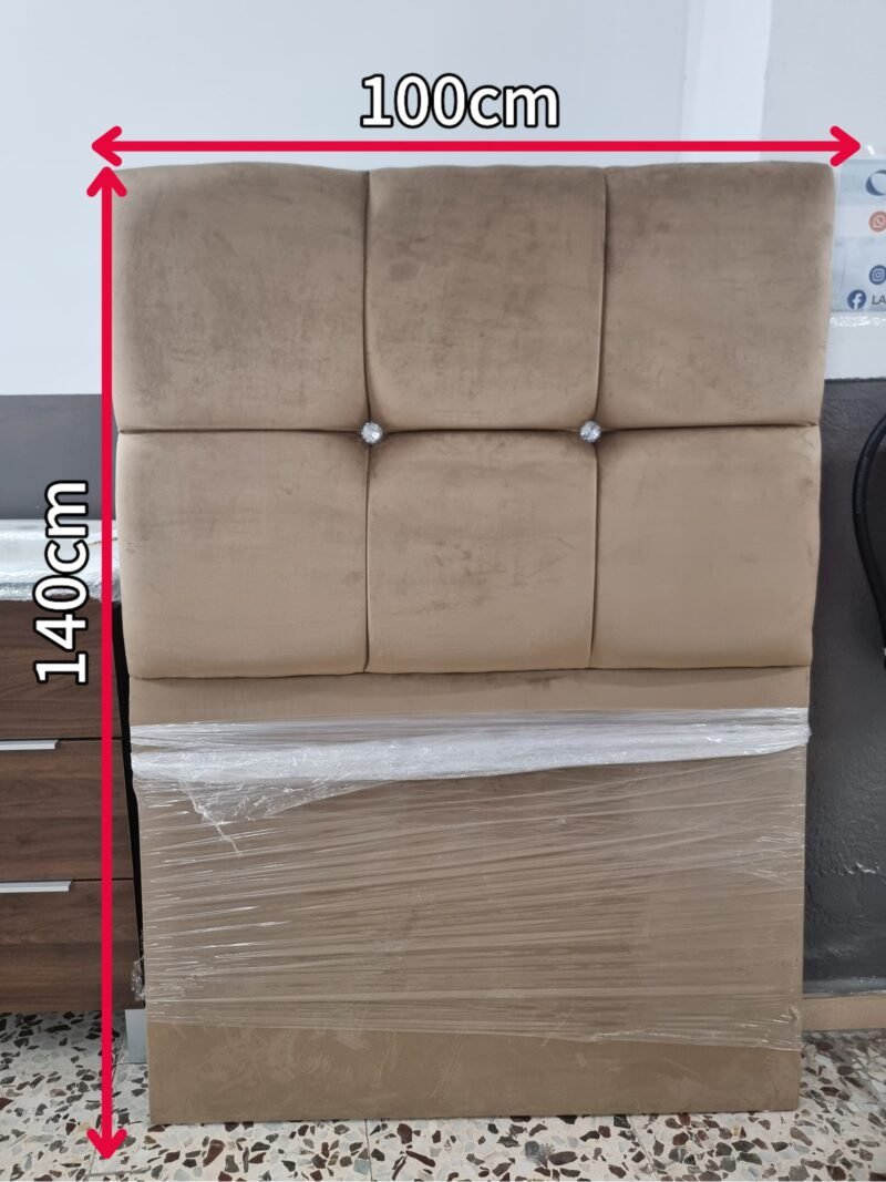 Cabecero Cojín Diamante Marrón.(100cm) - Imagen 2