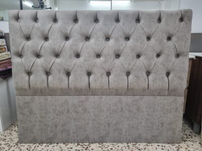 Cabecero Pitágoras Botón Cemento (160cm)