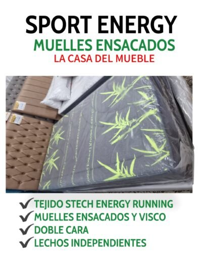 Colchón Sport Energy 135x190cm.