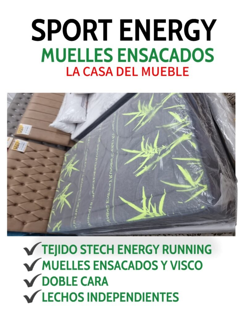 Colchón Sport Energy 105x190cm.
