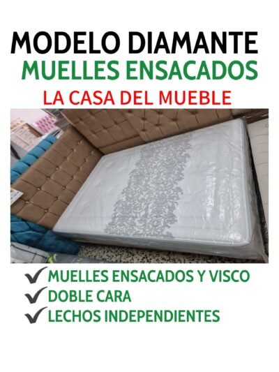 Colchón Diamante 135x190cm.