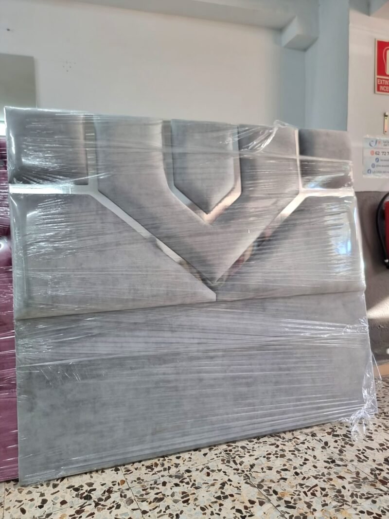 Cabecero Lineal Gris Perla- Plata (160cm) - Imagen 5