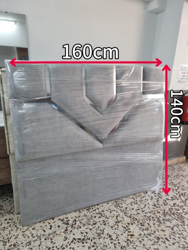Cabecero Lineal Gris Perla- Plata (160cm) - Imagen 2