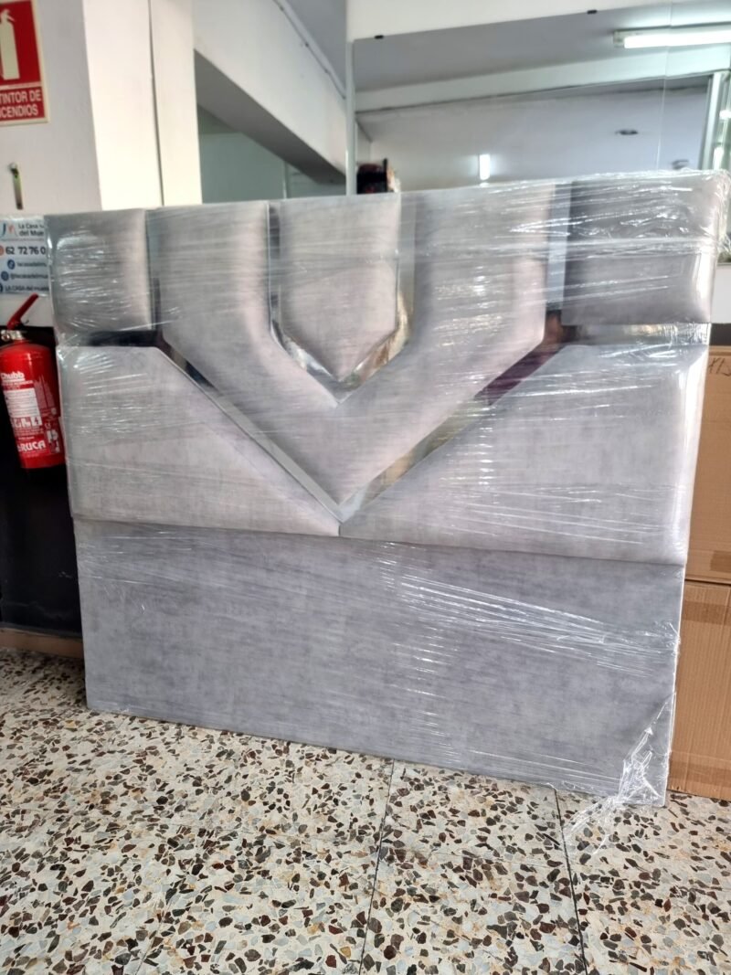 Cabecero Lineal Gris Perla- Plata (160cm) - Imagen 6
