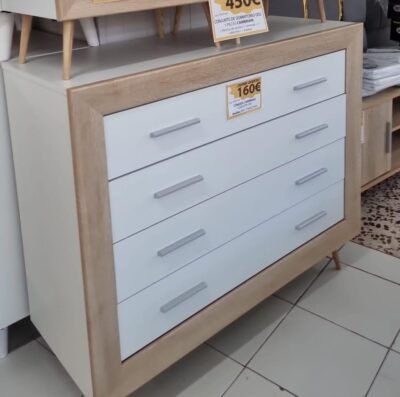 Cómoda D02. Cambria-Blanco