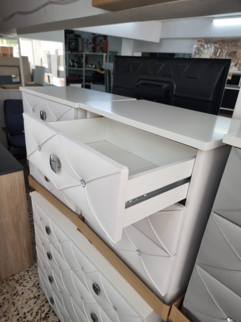 Conjunto Polipiel Diamante Blanco. - Imagen 5