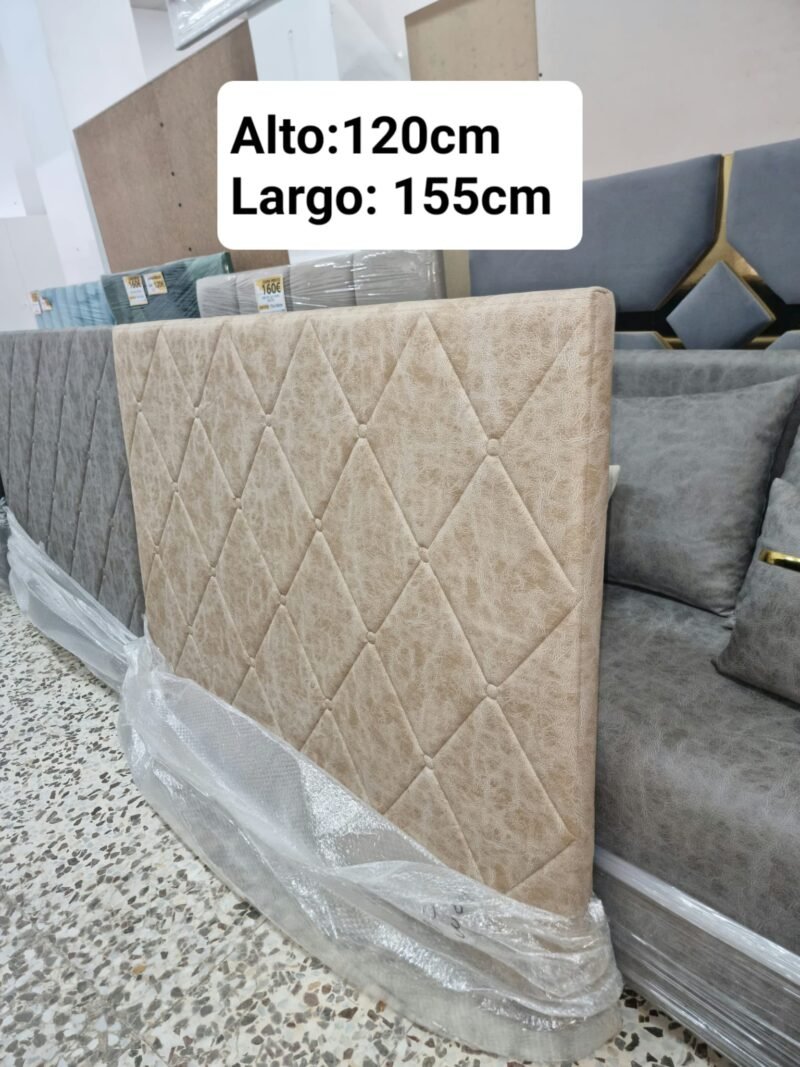 Cabecero Rombo Crema (155cm) - Imagen 2