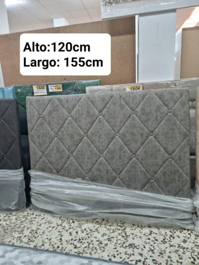 Cabecero Rombo Cemento (155cm)