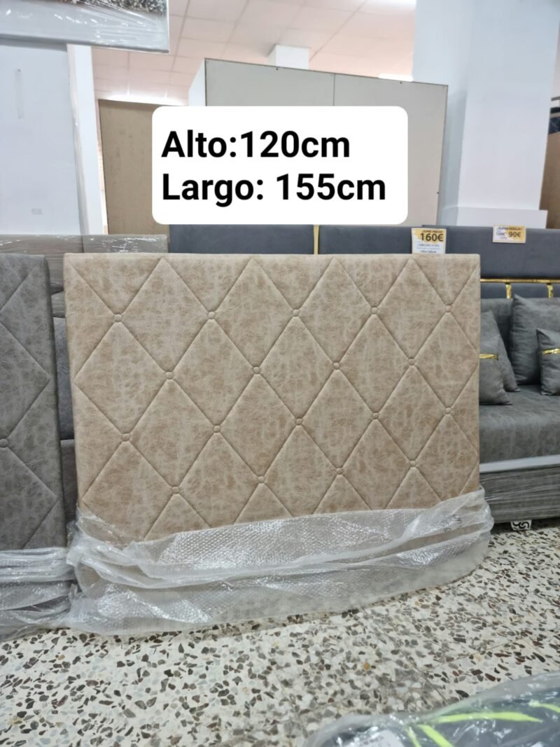 Cabecero Rombo Crema (155cm)