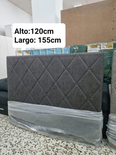 Cabecero Rombo Plomo (155cm)