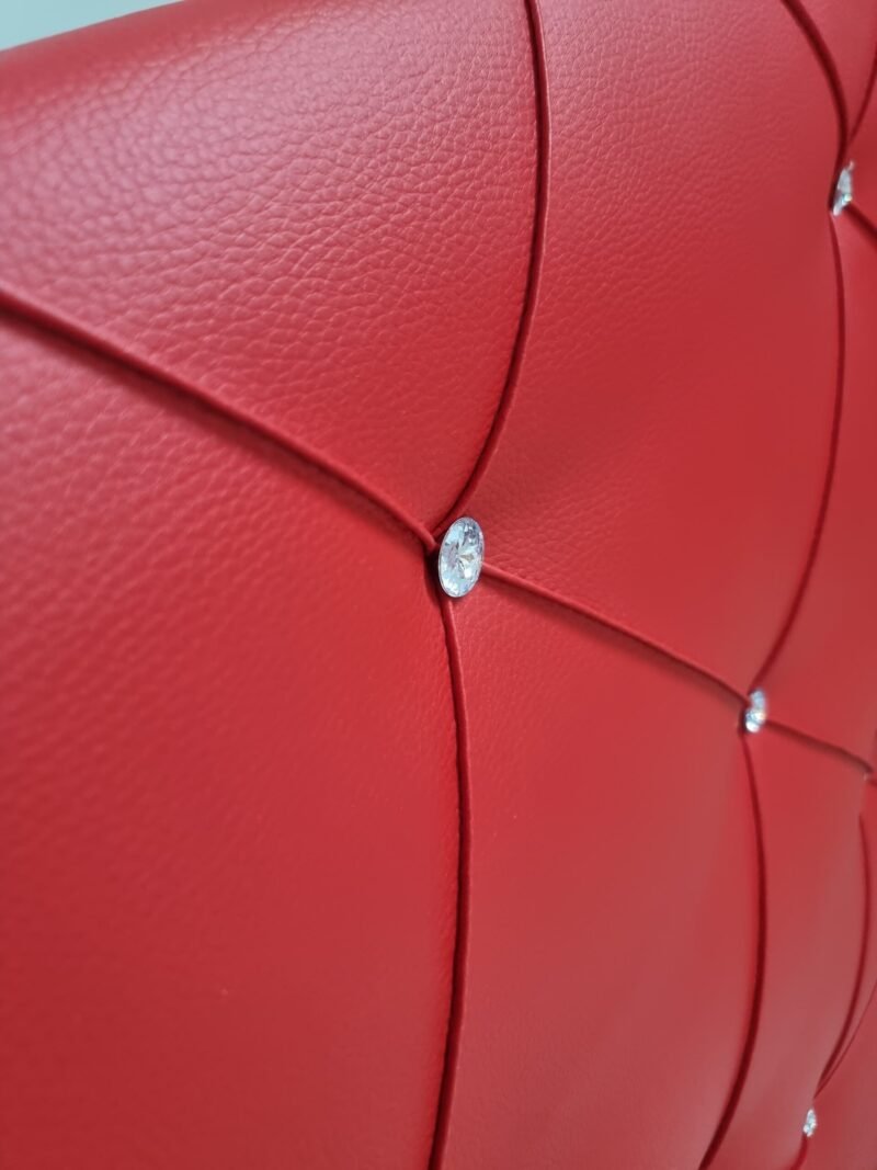 Cabecero Polipiel Diamante Rojo (155cm) - Imagen 3