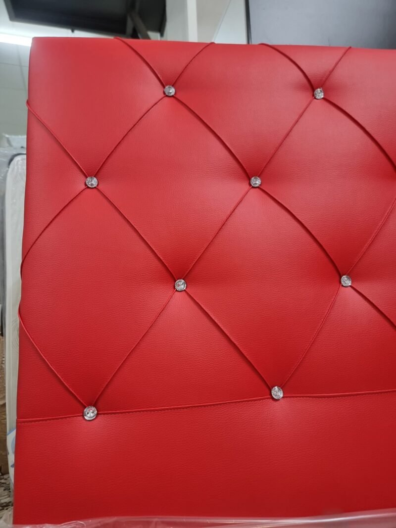 Cabecero Polipiel Diamante Rojo (155cm) - Imagen 5