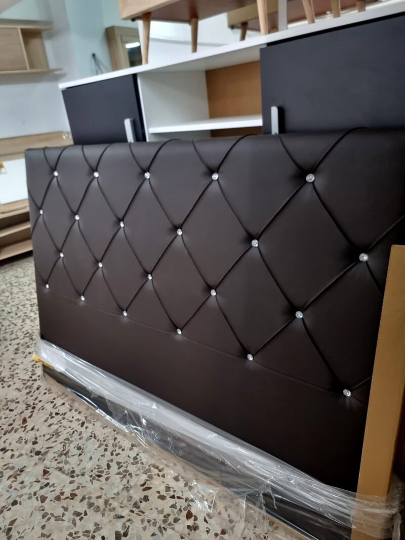Cabecero Polipiel Diamante Choco (155cm) - Imagen 2