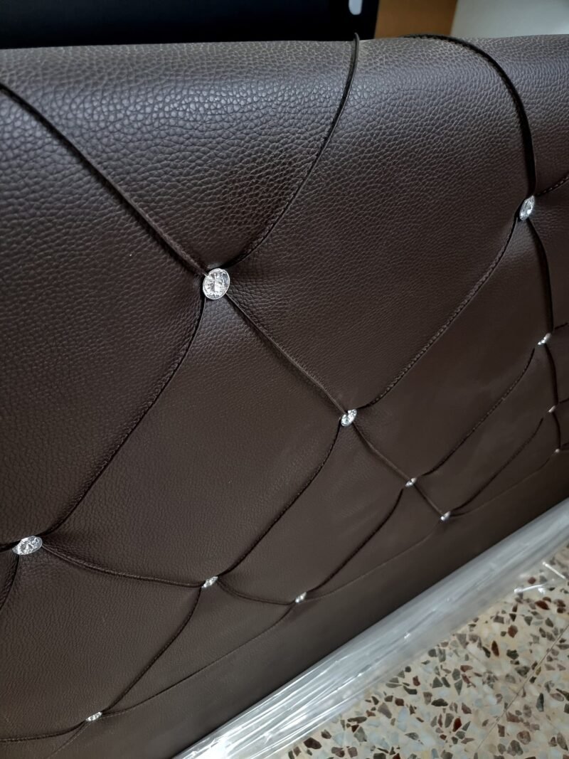 Cabecero Polipiel Diamante Choco (155cm) - Imagen 3