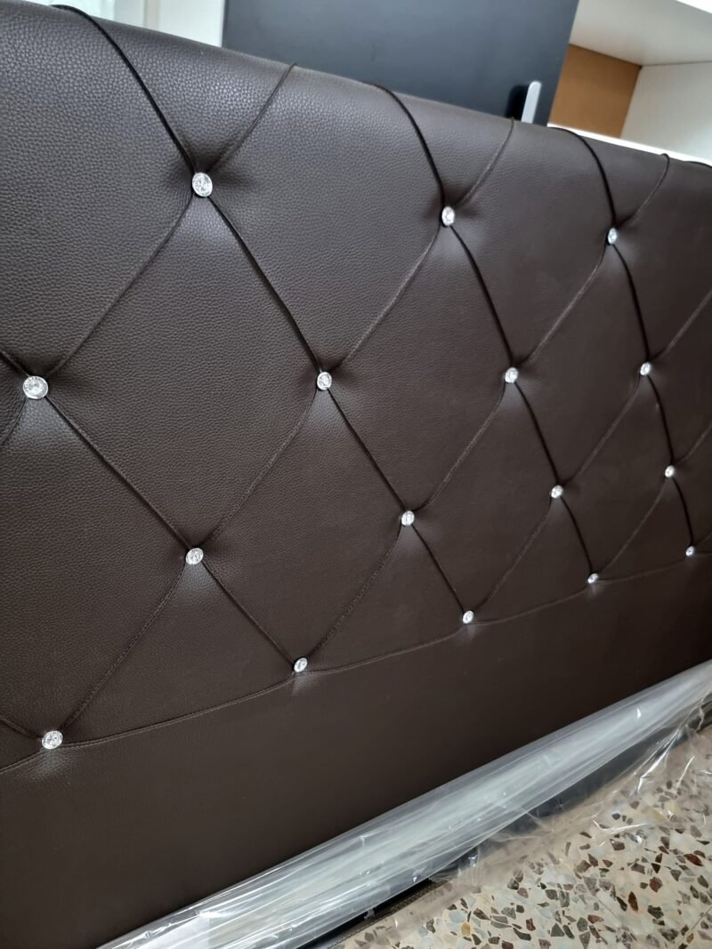 Cabecero Polipiel Diamante Choco (155cm) - Imagen 4