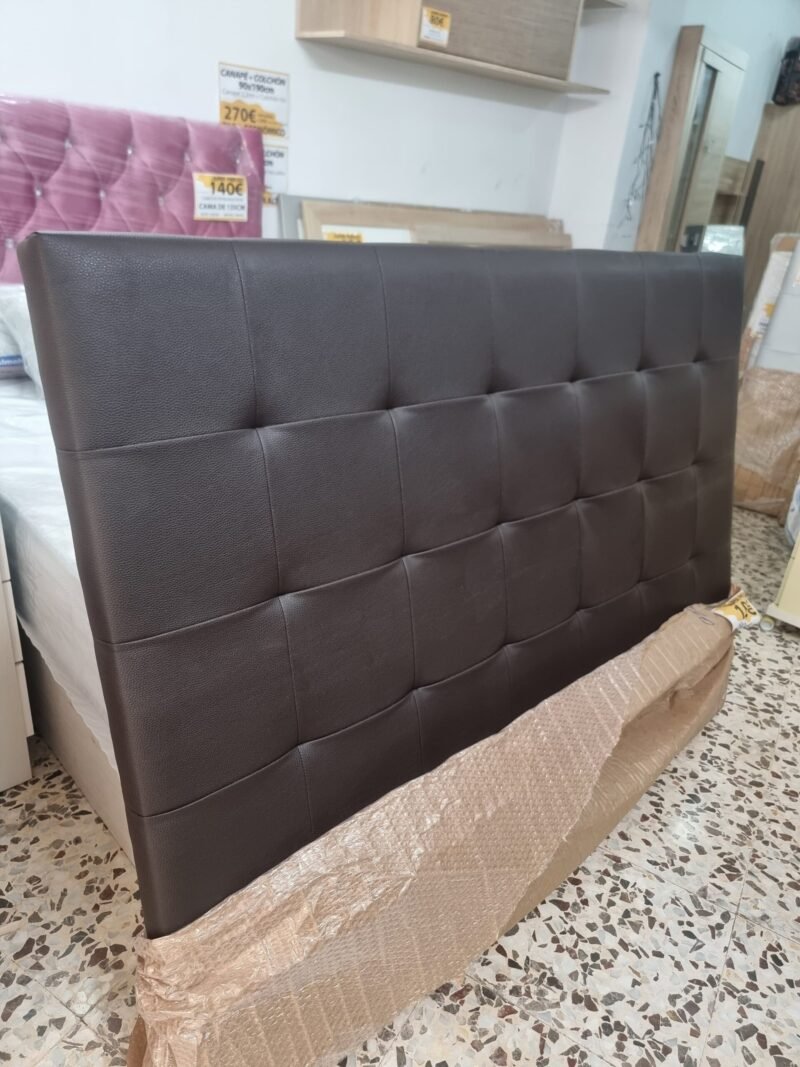 Cabecero Polipiel M3 Choco (155cm) - Imagen 2