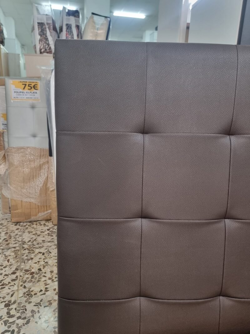 Cabecero Polipiel M3 Choco (155cm) - Imagen 4