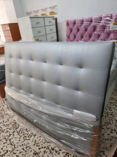 Cabecero Polipiel M3 Plata (155cm)