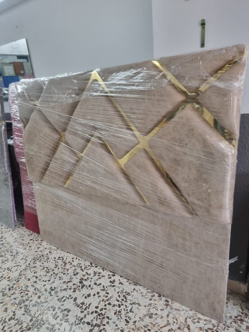 Cabecero Conde Crema- Dorado (160cm) - Imagen 5