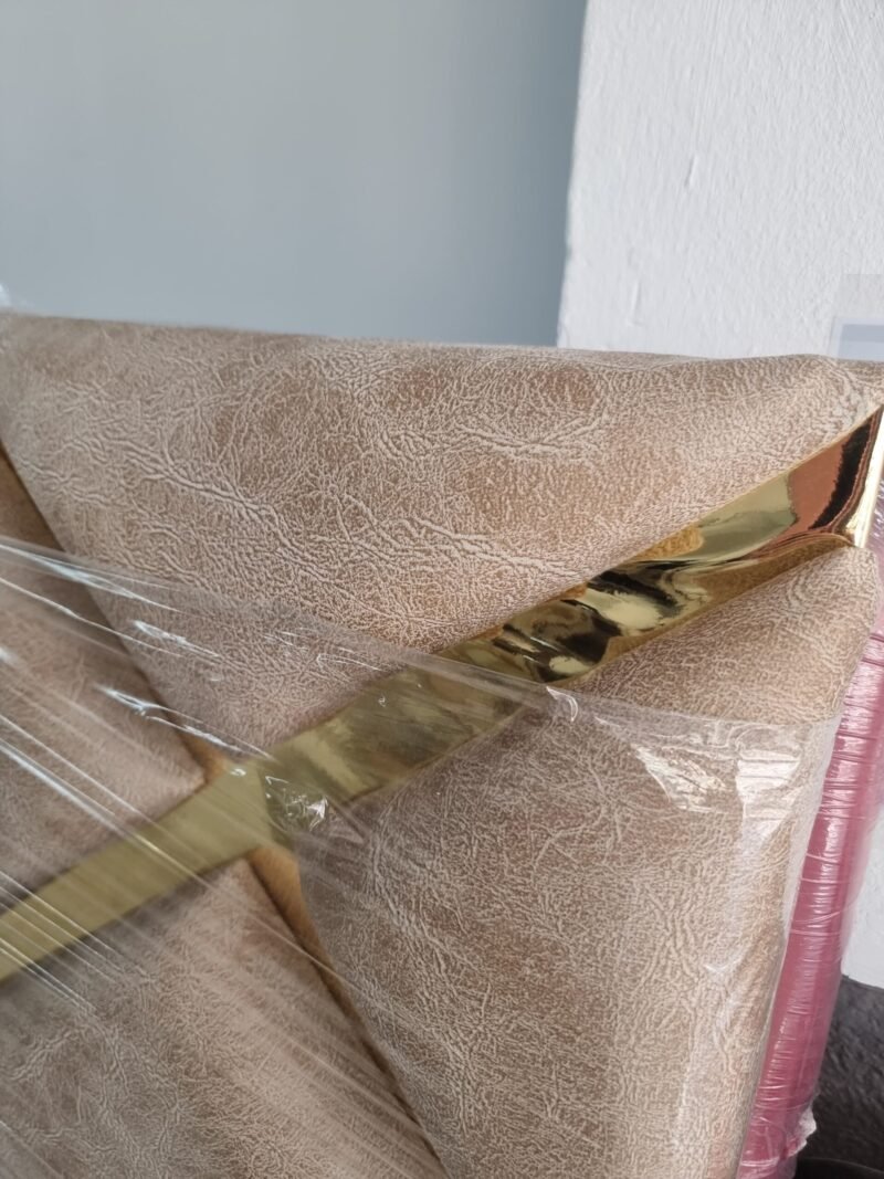 Cabecero Conde Crema- Dorado (160cm) - Imagen 6
