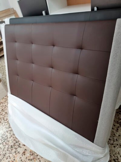 Cabecero Polipiel M4 Choco (140cm)