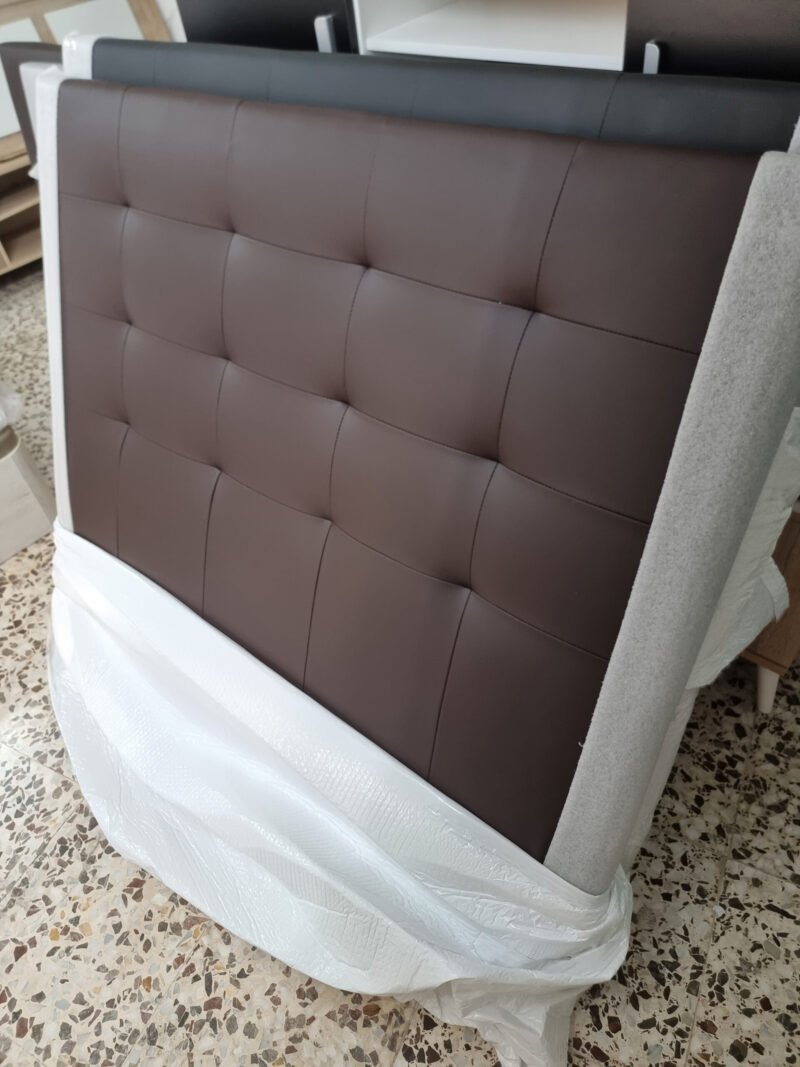 Cabecero Polipiel M4 Choco (140cm) - Imagen 3