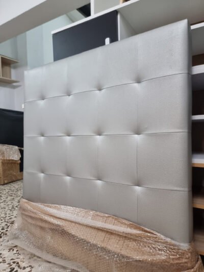 Cabecero Polipiel M3 Plata (110cm)