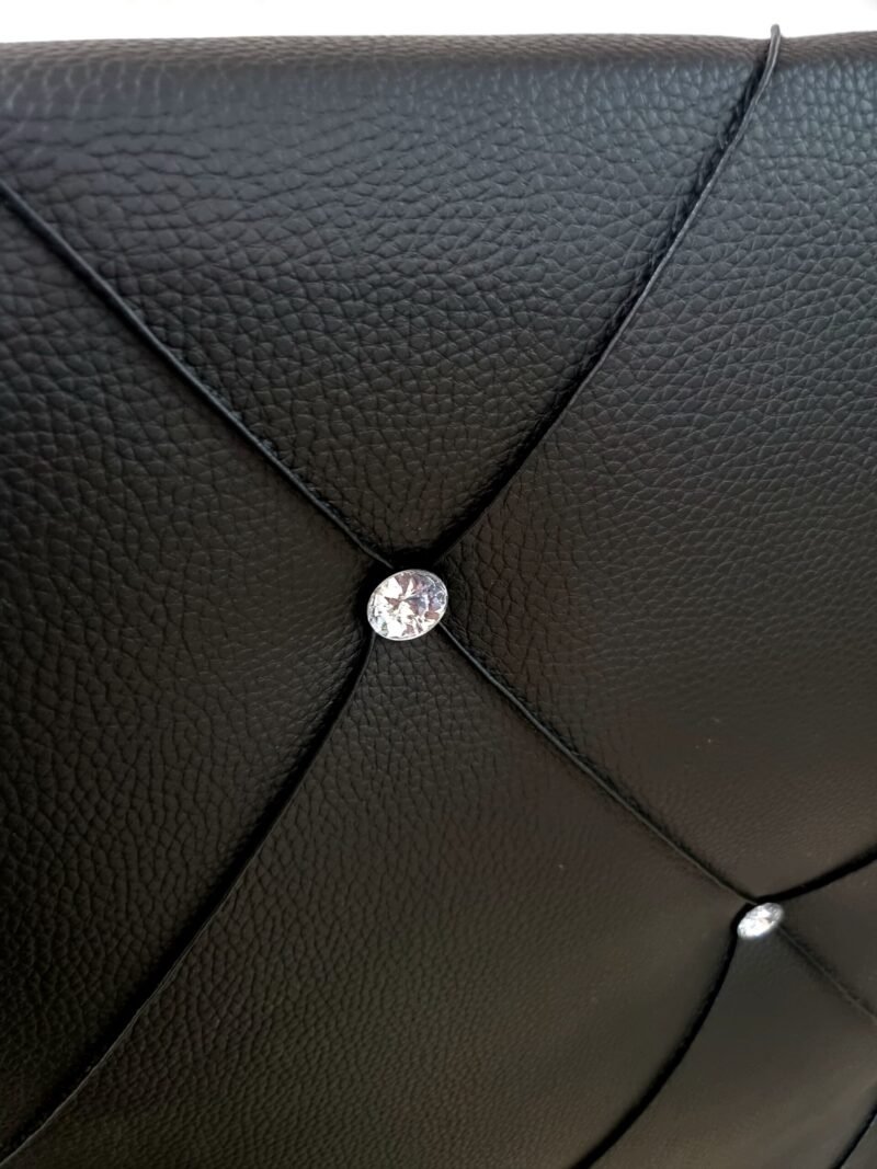 Cabecero Polipiel Diamante Negro (155cm) - Imagen 2