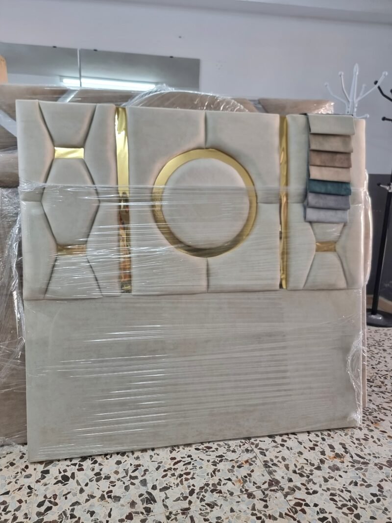 Cabecero Geomix Marfil-Dorado (135cm) - Imagen 4