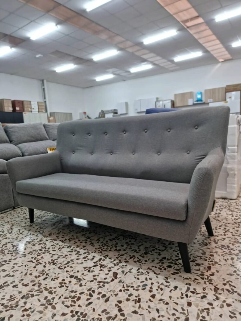 Sofá Nórdico Gris 3p - Imagen 3