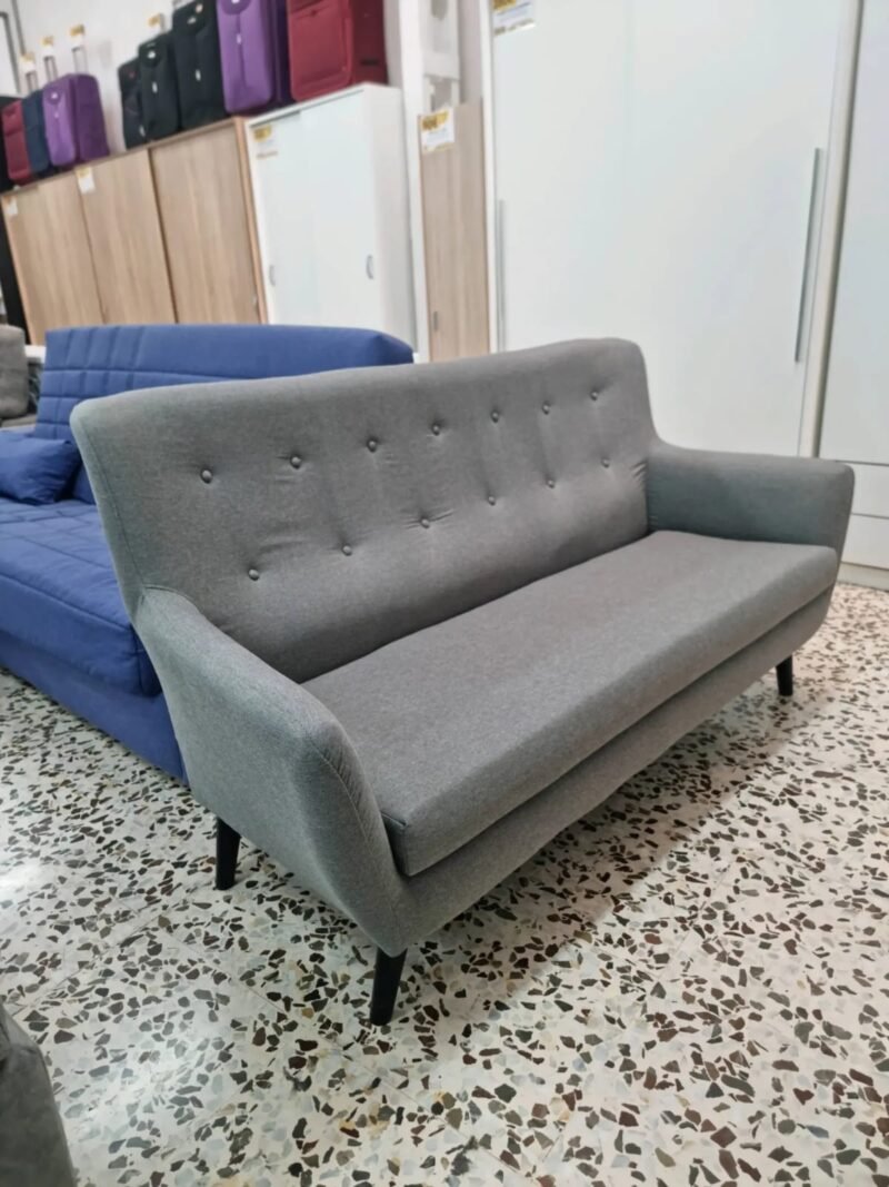 Sofá Nórdico Gris 3p - Imagen 2