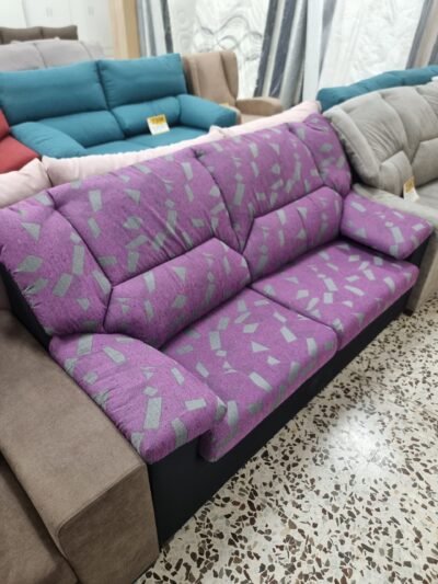 Sofá Conjunto Maxi 3+2. Púrpura