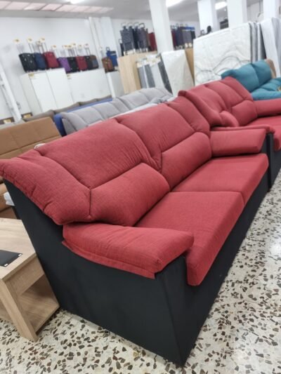 Sofá Conjunto Maxi 3+2. Rojo