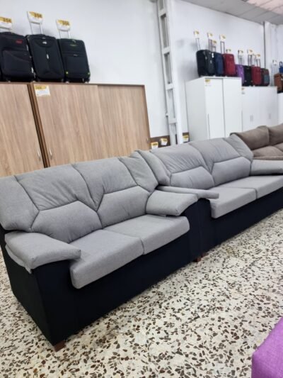 Sofá Conjunto Maxi 3+2. Gris Claro