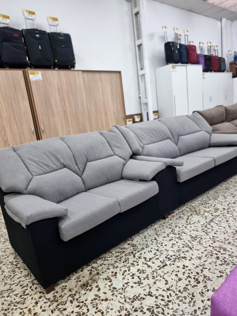 Sofá Conjunto Maxi 3+2. Gris Claro